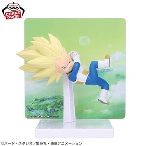 Dragon Ball DAIMA Super Saiyan3 Vegeta Mini Figure With Panel BANPRESTO NEW
